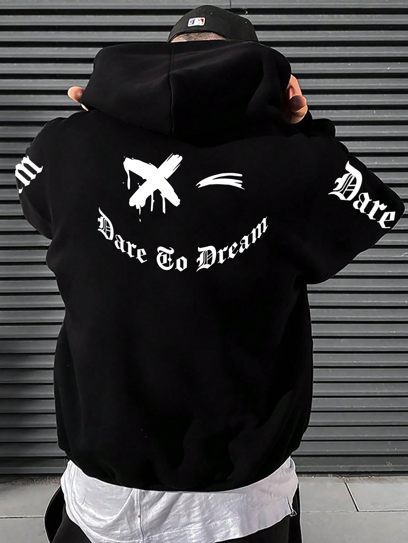 Winter Clothing Words - Dare Go Droom Kunstwoorden Bedrukt Mannelijke
