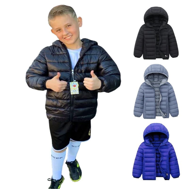 Winter Clothing For Toddlers - Lichtgewicht Donsjassen Met Capuchon Kinderen Jongens