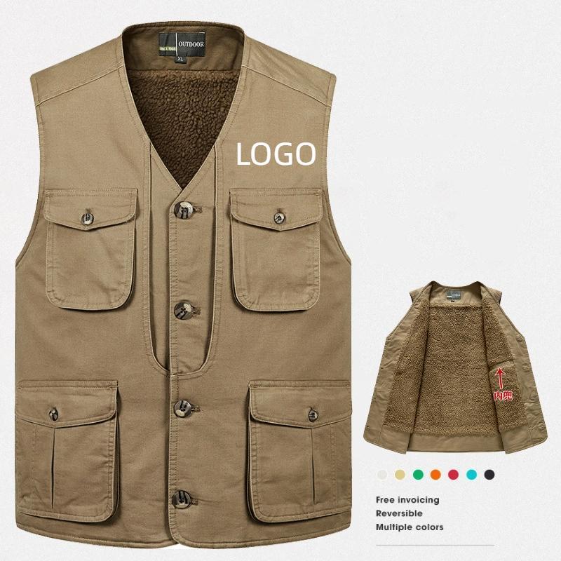Winter Clothing Logos - Verdikt lamswol en pluche warm vest