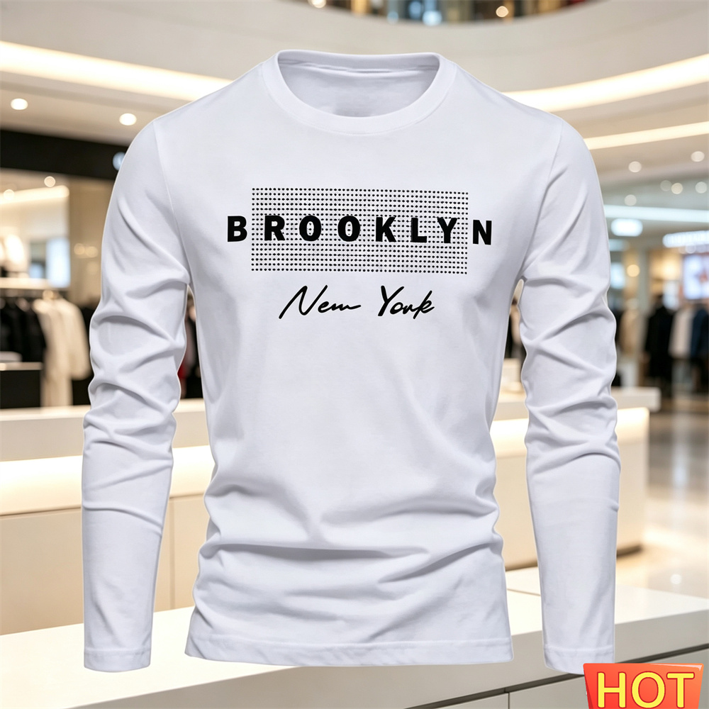 Winter Sun Clothing - Katoen Comfort Heren Casual T-shirt met