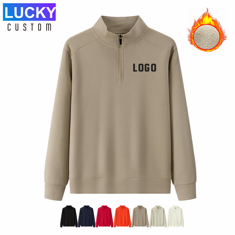 Winter Clothing Logos - Aangepast logo heren sweatshirts met halve