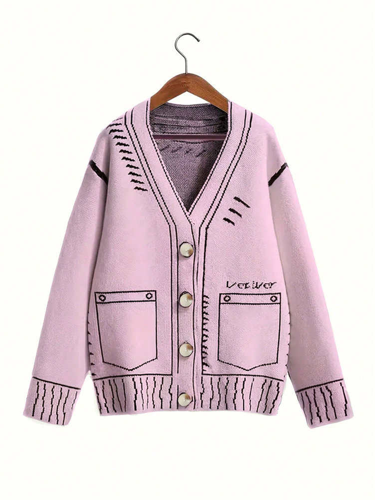 Winter Clothing Design - Plus Size Dames Vest Met Knopen