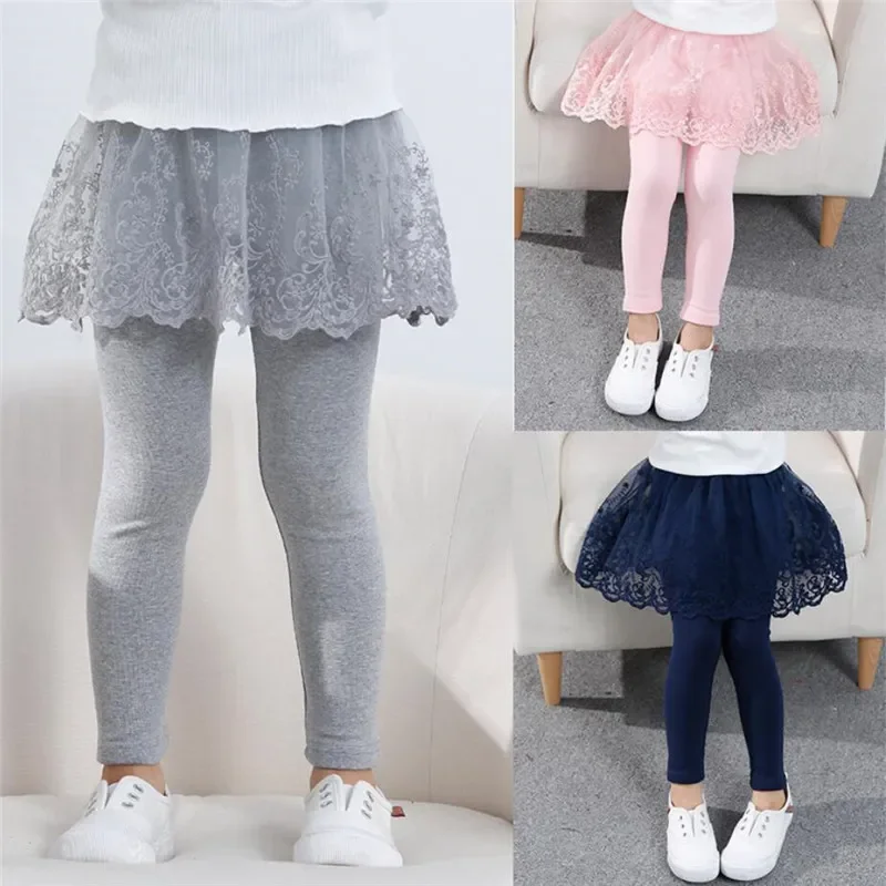 Winter Clothing For Toddlers - Nieuwe baby meisjes leggings kant prinses