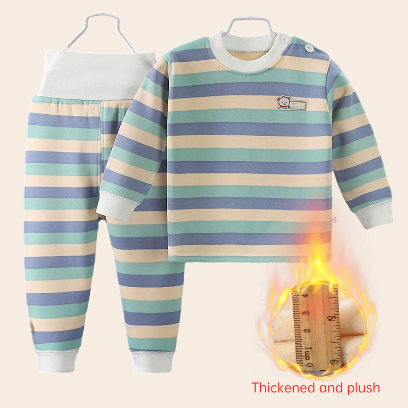 Winter Clothing For Toddlers - Dikker Warme Pluche Kinderen Sets Kinderkleding