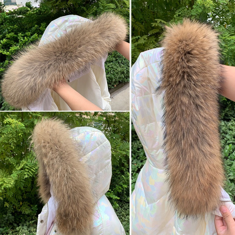Jacket Winter Clothing - Echte Bontkraag Voor Jas Parkas Vrouwen