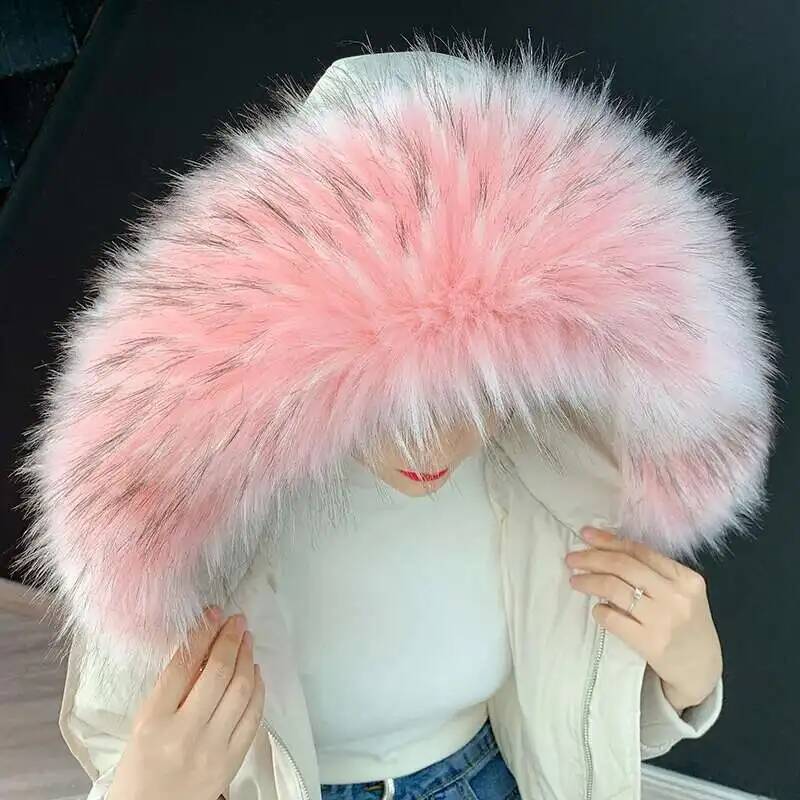 Winter Clothing Design - Afneembare nepbontkraag Extra grote warme nepbont