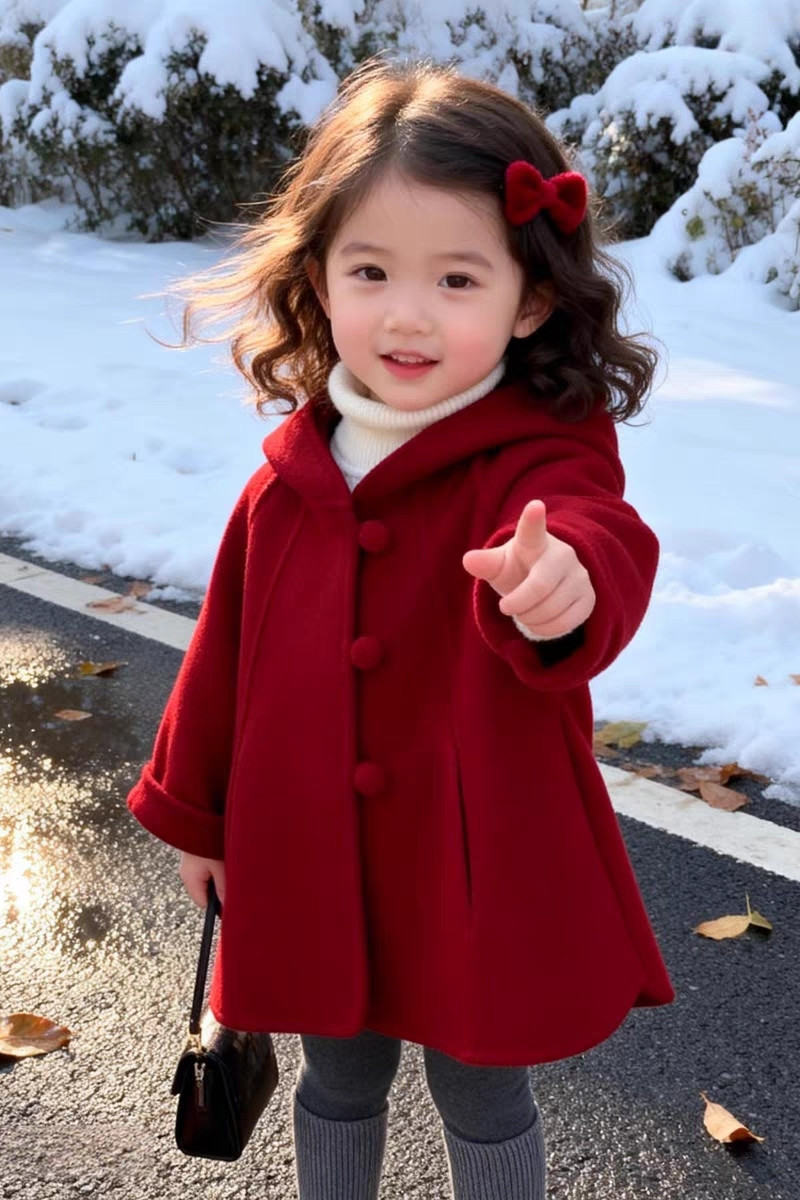 Meisjes wollen jas herfst wint - Winter Clothing For Toddlers recensie en prijs
