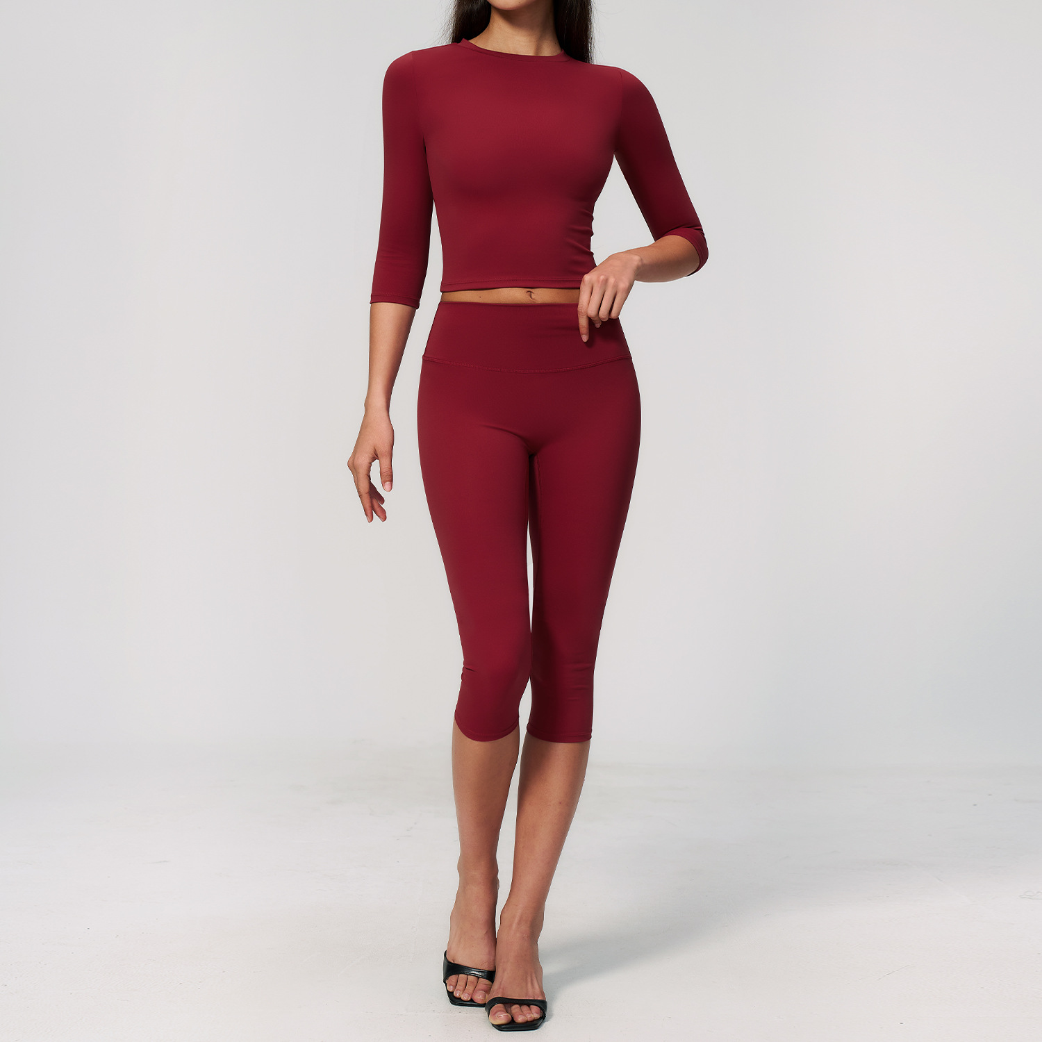 Yogaset 2-delig dames training - Winter Clothing Logos recensie en prijs