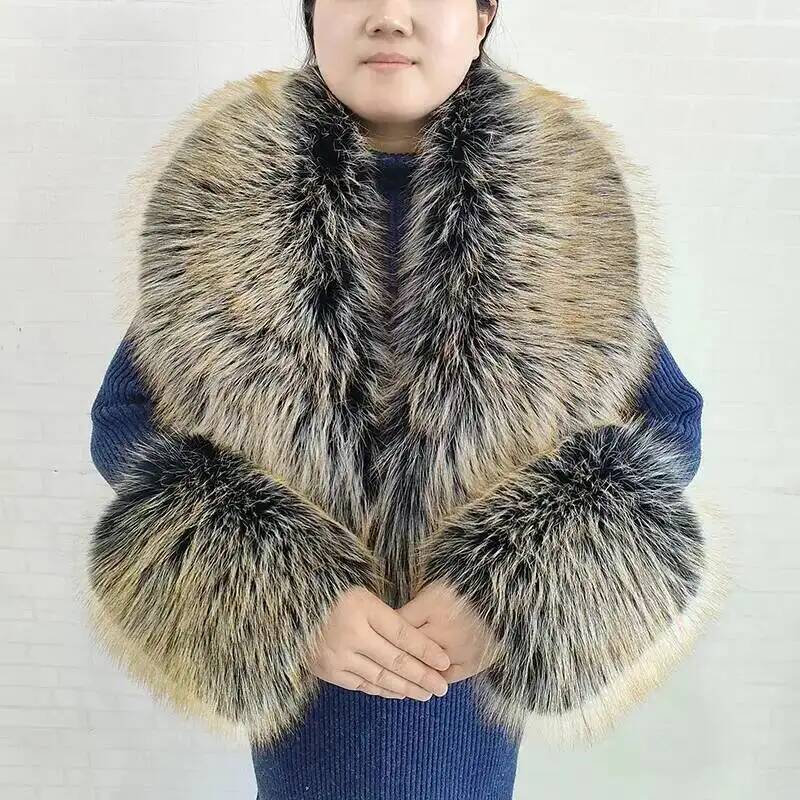 Grote Vrouwen Faux Vos Bont Sj - Winter Clothing Design recensie en prijs