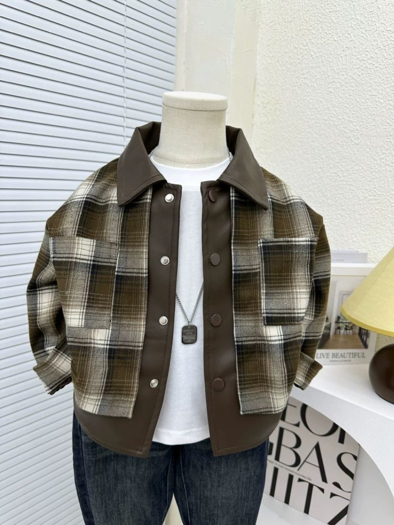 Kinderen geruite jas jongens l - Winter Clothing For Toddlers recensie en prijs