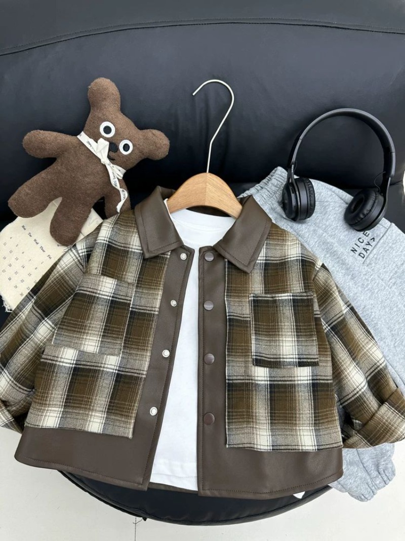 Kinderen geruite jas jongens l - Winter Clothing For Toddlers recensie en prijs
