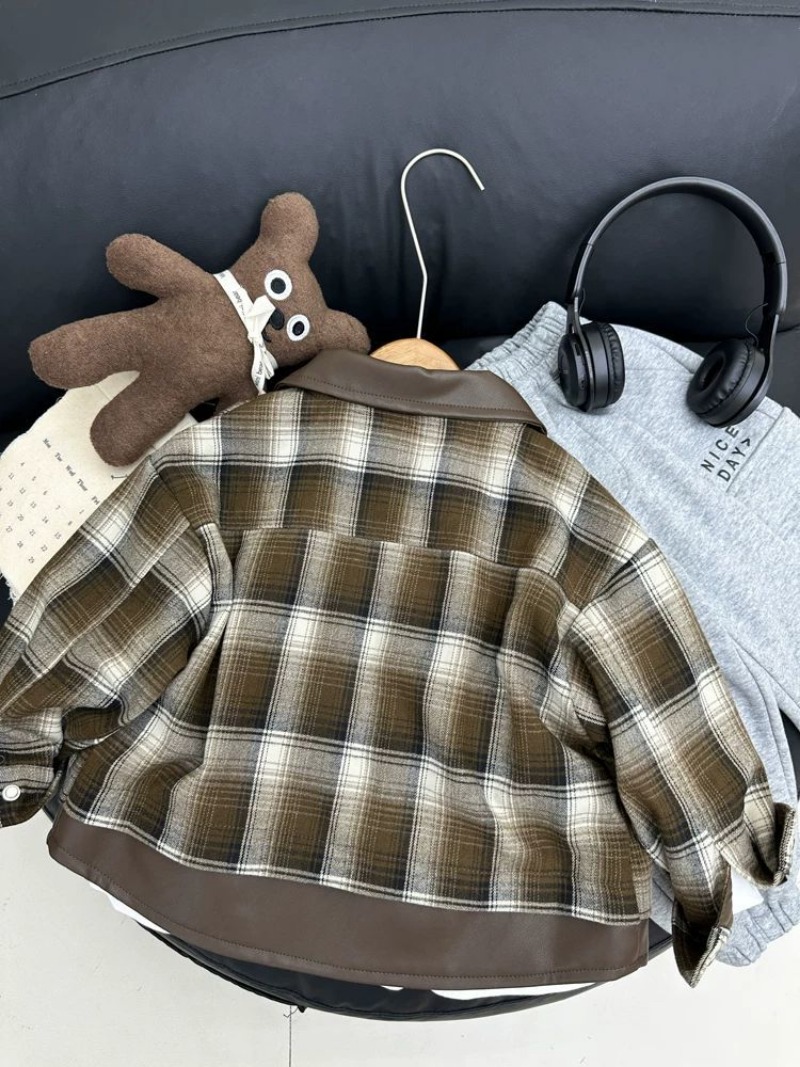 Kinderen geruite jas jongens l - Winter Clothing For Toddlers recensie en prijs