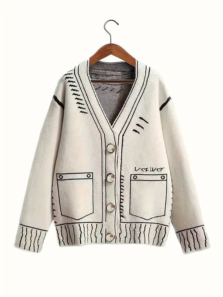 Plus Size Dames Vest Met Knope - Winter Clothing Design recensie en prijs