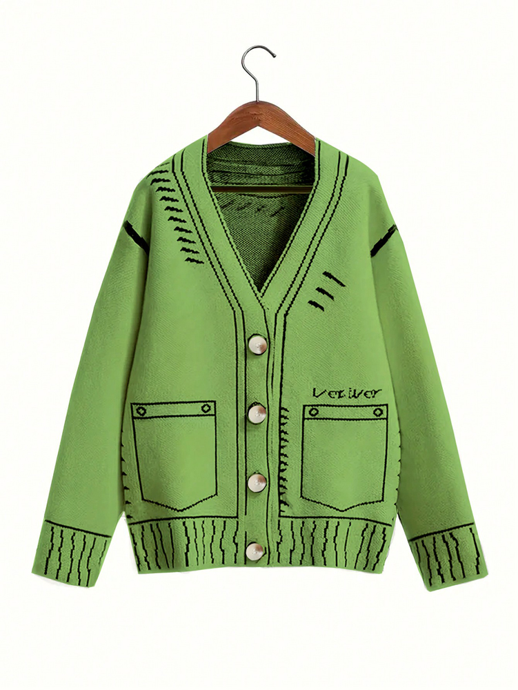 Plus Size Dames Vest Met Knope - Winter Clothing Design recensie en prijs